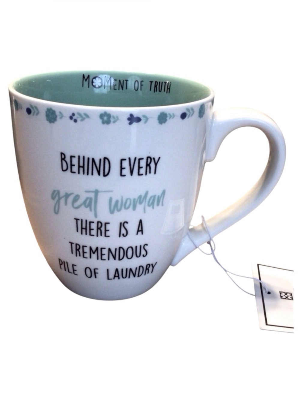 Mary Square Moment of Truth Mug. NWT
